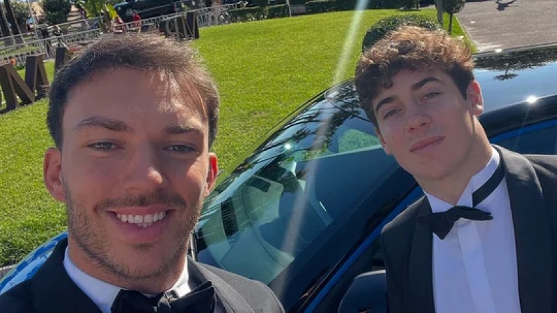 Franco Colapinto hizo probar mate a Pierre Gasly y terminó todo en risas en la previa de Mónaco